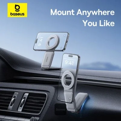 Baseus Primetrip Series C02 Mega Magnetic Car Mount Stick-On Version Os - Gray